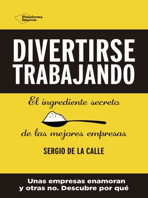 cover image of Divertirse trabajando